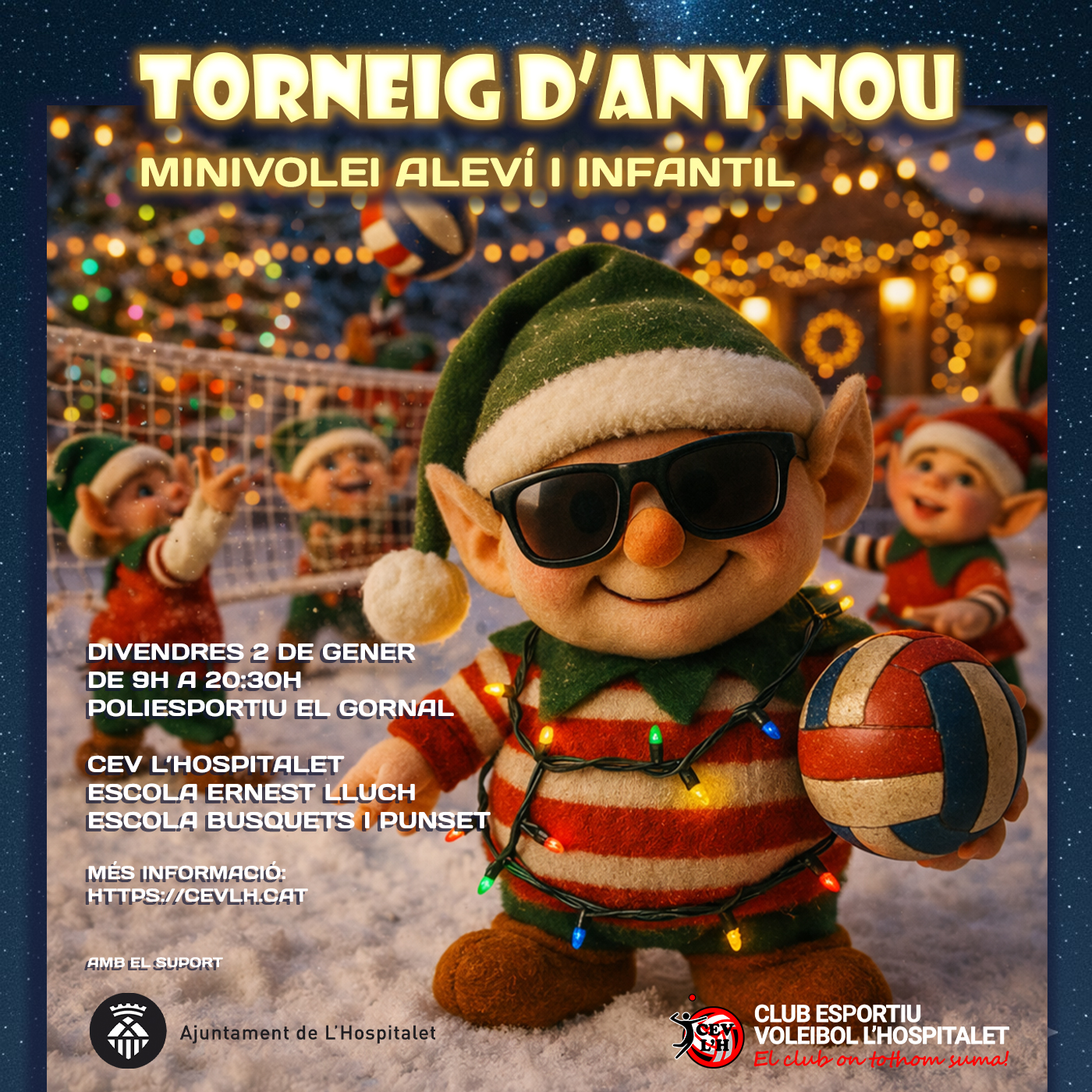 1r Torneig d’Any Nou de Minivòlei (Aleví i Infantil) – CEV L’Hospitalet