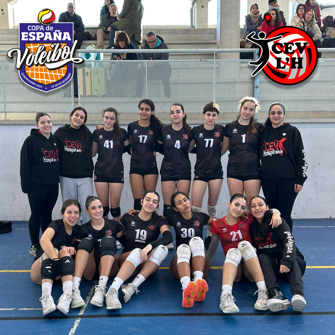 Copa d’Espanya 2025: El Juvenil Femení del CEV L’Hospitalet finalitza en dotzena posició després d’una fase inicial molt competitiva