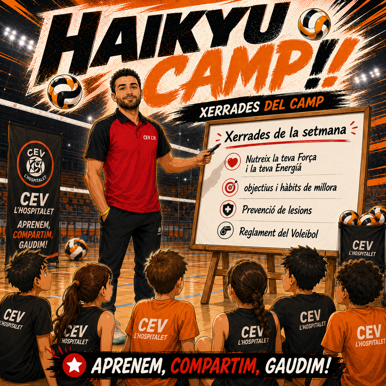 Xerrades de la setmana al Casal de Voleibol HAIKYU CAMP!